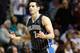 AUBURN HILLS, MI - NOVEMBER 16: J.J. Redick #7 of the Orlando Magic reacts after hitting a late fourth-quarter, three-point basket against the Detroit Pistons at the Palace of Auburn Hills on November 16, 2012 in Auburn Hills, Michigan. Orlando won the game 110-106. NOTE TO USER: User expressly acknowledges and agrees that, by downloading and or using this photograph, User is consenting to the terms and conditions of the Getty Images License Agreement. (Photo by Gregory Shamus/Getty Images)