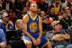 SACRAMENTO, CA - DECEMBER 19: Stephen Curry #30 of the Golden State Warriors sits next to his bench after he fouled out of their game against the Sacramento Kings at Sleep Train Arena on December 19, 2012 in Sacramento, California. NOTE TO USER: User expressly acknowledges and agrees that, by downloading and or using this photograph, User is consenting to the terms and conditions of the Getty Images License Agreement. (Photo by Ezra Shaw/Getty Images)