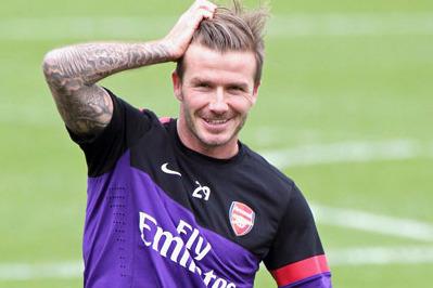 David Beckham: Arsenal Release Video of Former England Captain Training ...