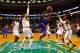 It's on the offensive end that Stoudemire is shining. But he is definitely showing improvement on the defensive side.