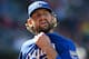 CLEVELAND, OH - SEPTEMBER 30: Starting pitcher Luke Hochevar #44 of the Kansas City Royals leaves the game during the fifth inning against the Cleveland Indians at Progressive Field on September 30, 2012 in Cleveland, Ohio. (Photo by Jason Miller/Getty Images)