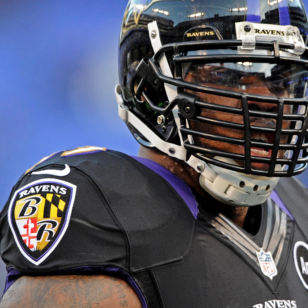 The Checkdown on X: Terrell Suggs' facemask is modern art.   / X