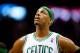 Jan 5, 2013; Atlanta, GA, USA; Boston Celtics small forward Paul Pierce (34) during the fourth quarter against the Boston Celtics at Philips Arena. Mandatory Credit: Kevin Liles-USA TODAY Sports