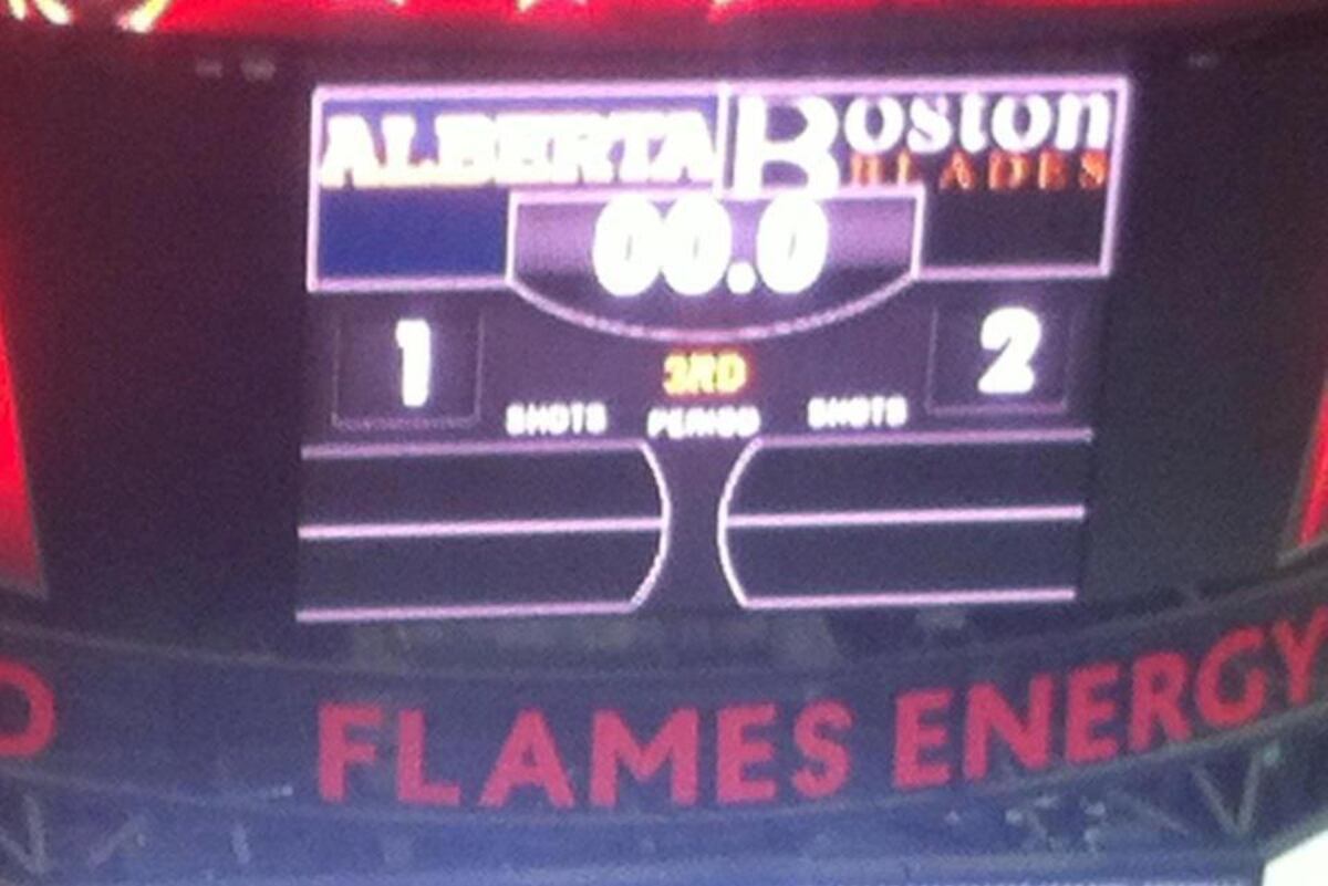 Alberta Plays Valiantly in Loss to Boston at Saddledome News, Scores