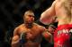 Dec. 30, 2011; Las Vegas, NV, USA; UFC fighter Alistair Overeem during a heavyweight bout at UFC 141 at the MGM Grand Garden event center. Mandatory Credit: Mark J. Rebilas-USA TODAY Sports