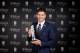 BURTON-UPON-TRENT, ENGLAND - FEBRUARY 03: In this handout image provided by The FA, Steven Gerrard poses with the Senior Men's Player of the Year award during the FA England Awards 2013 at St. George's Park on February 3, 2013 in Burton-upon-Trent, England. (Photo by The FA/The FA via Getty Images)