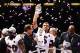 NEW ORLEANS, LA - FEBRUARY 03: Super Bowl MVP Joe Flacco #5 of the Baltimore Ravens celebrates with the Vince Lombardi trophy after the Ravens won 34-31 against the San Francisco 49ers during Super Bowl XLVII at the Mercedes-Benz Superdome on February 3, 2013 in New Orleans, Louisiana. (Photo by Christian Petersen/Getty Images)