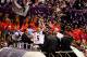 NEW ORLEANS, LA - FEBRUARY 03: Joe Flacco #5 of the Baltimore Ravens holds up the Vince Lombardi Trophy after defeating the San Francisco 49ers during Super Bowl XLVII at the Mercedes-Benz Superdome on February 3, 2013 in New Orleans, Louisiana. The Ravens defeated the 49ers 34-31. (Photo by Dilip Vishwanat/Getty Images)