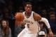 NEW YORK, NY - JANUARY 13: MarShon Brooks #9 of the Brooklyn Nets dribbles the ball against the Indiana Pacers at the Barclays Center on January 13, 2013 in New York City. NOTE TO USER: User expressly acknowledges and agrees that, by downloading and/or using this photograph, user is consenting to the terms and conditions of the Getty Images License Agreement. (Photo by Bruce Bennett/Getty Images)