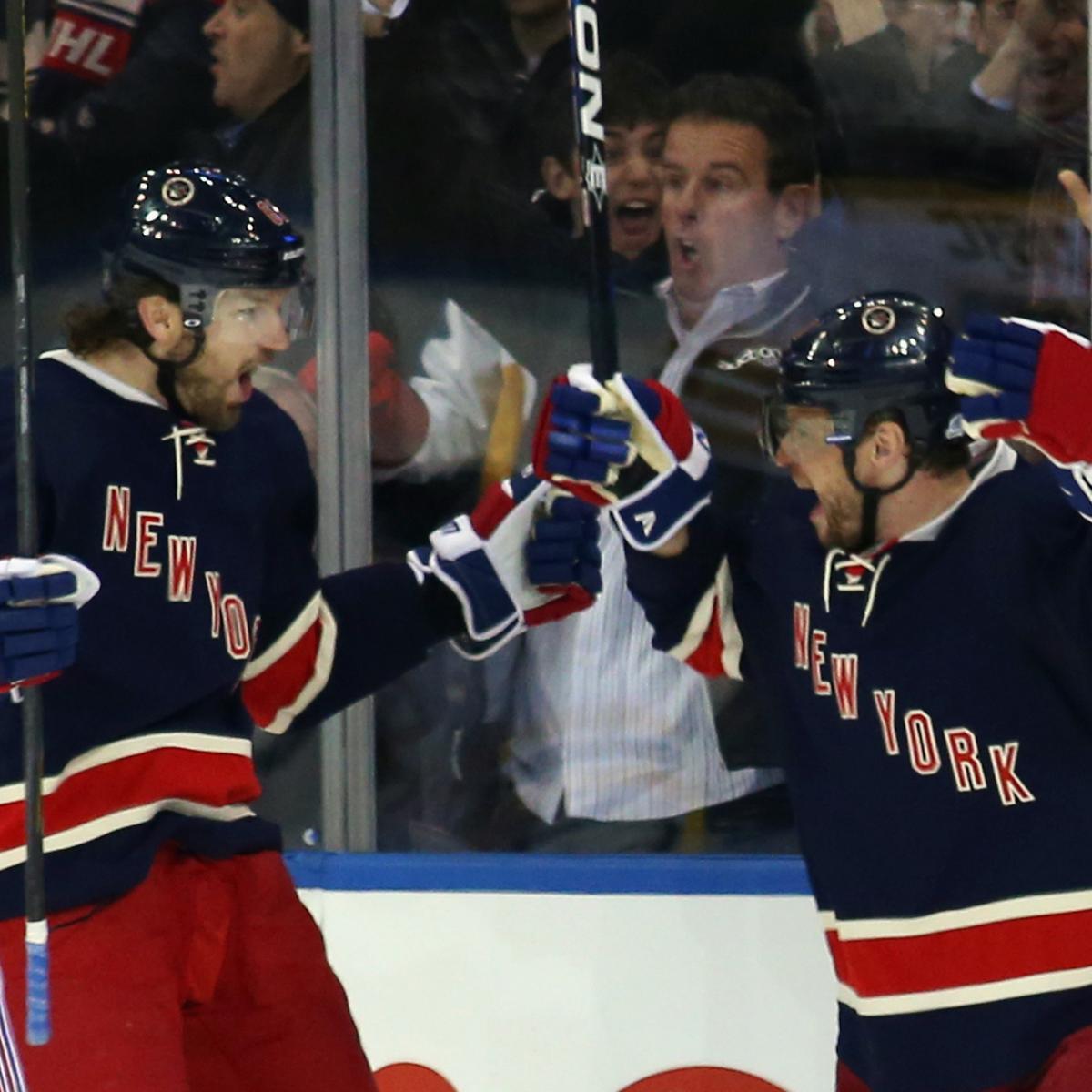 Markus Naslund stars in New York Rangers' NHL season-opener - The