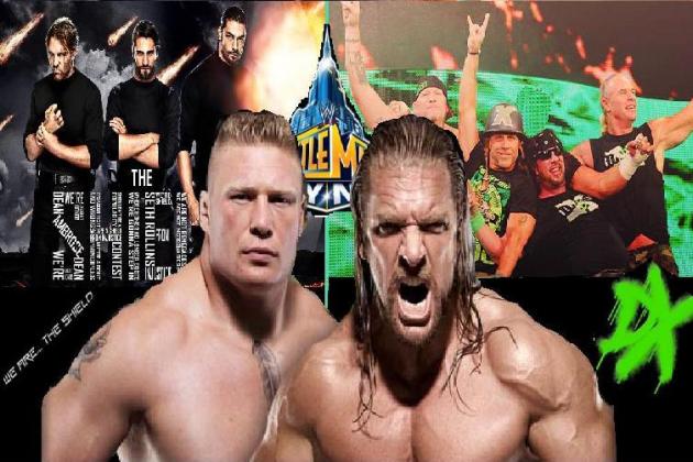 WWE: How Brock Lesnar vs. Triple H at WrestleMania 29 Could Be ...