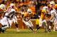 KNOXVILLE, TN - OCTOBER 20: Marlin Lane #15 of the Tennessee Volunteers rushes against the Alabama Crimson Tide at Neyland Stadium on October 20, 2012 in Knoxville, Tennessee. (Photo by Kevin C. Cox/Getty Images)