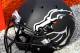 Oct 20,2012; Boise,ID, USA; Boise State Broncos helmet for the all black uniform being worn for their game against the UNLV Rebels at Bronco Stadium. Mandatory Credit: Brian Losness-USA TODAY Sports