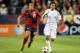 NASHVILLE, TN - MARCH 29: Timothy Chandler #21 of the United States controls the ball while defended by Marcelo Estigarribia #18 of Paraguay during an international friendly match at LP Field on March 29, 2011 in Nashville, Tennessee. (Photo by Andy Lyons/Getty Images)