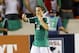 HOUSTON, TX - OCTOBER 12: Andres Guadardo #18 of Mexico celebrates his goal against Guyana at BBVA Compass Stadium on October 12, 2012 in Houston, Texas. Mexico defeated Guyana 5-0. (Photo by Bob Levey/Getty Images)