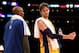 LOS ANGELES, CA - JANUARY 29: Pau Gasol #16 and Kobe Bryant #24 of the Los Angeles Lakers talk during the game with the New Orleans Hornets at Staples Center on January 29, 2013 in Los Angeles, California. . The Lakers won 111-106. NOTE TO USER: User expressly acknowledges and agrees that, by downloading and or using this photograph, User is consenting to the terms and conditions of the Getty Images License Agreement. (Photo by Stephen Dunn/Getty Images)