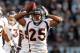 OAKLAND, CA - NOVEMBER 06: Chris Harris #25 of the Denver Broncos celebrates after making an interception against the Oakland Raiders at O.co Coliseum on November 6, 2011 in Oakland, California. (Photo by Ezra Shaw/Getty Images)