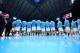 CHAPEL HILL, NC - JANUARY 23: The North Carolina Tar Heels line up for the National Anthem before a game against the Georgia Tech Yellow Jackets at the Dean Smith Center on January 23, 2013 in Chapel Hill, North Carolina. (Photo by Grant Halverson/Getty Images)