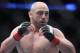 August 4, 2012; Los Angeles, CA, USA; Manny Gamburyan at the end of the first round against Michihiro Omigaya during the featherweight match at Staples Center. Mandatory Credit: Gary A. Vasquez-USA TODAY Sports