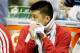 January 30, 2013; Denver, CO, USA; Houston Rockets guard Jeremy Lin (7) on the bench during the second half against the Denver Nuggets at the Pepsi Center. The Nuggets won 118-110. Mandatory Credit: Chris Humphreys-USA TODAY Sports