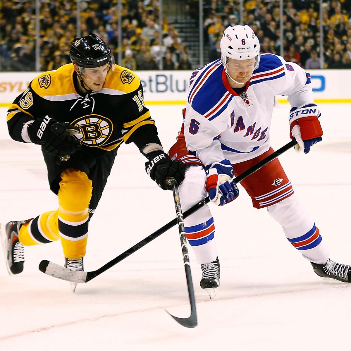 Boston Bruins vs. New York Rangers 4 Memorable Moments from the