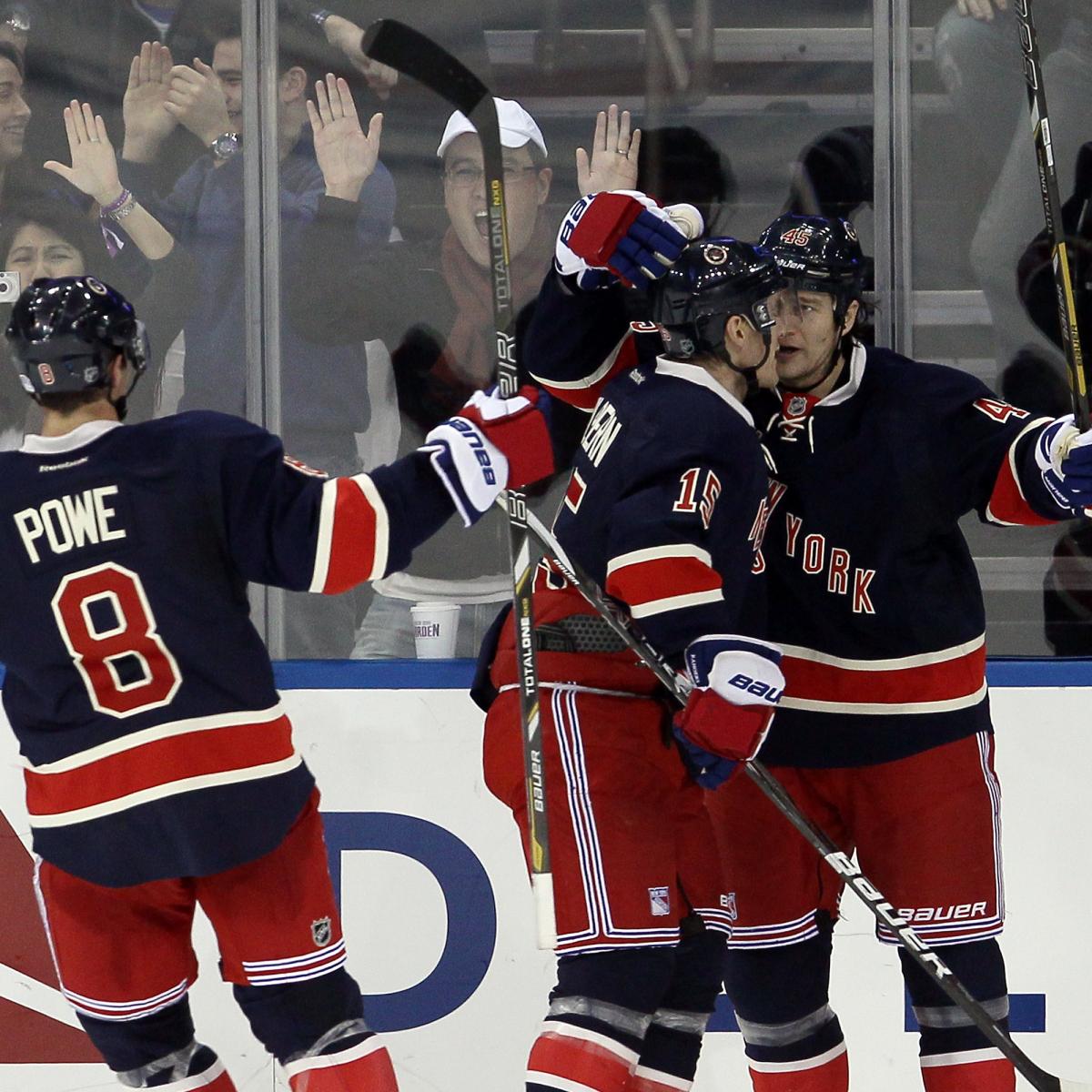 did the new york rangers win their game yesterday