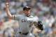 MINNEAPOLIS, MN - AUGUST 1: Addison Reed #43 of the Chicago White Sox delivers a pitch against the Minnesota Twins during the ninth inning on August 1, 2012 at Target Field in Minneapolis, Minnesota. The White Sox defeated the Twins 3-2. (Photo by Hannah Foslien/Getty Images)