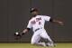 MINNEAPOLIS, MN - JULY 16: Denard Span #2 of the Minnesota Twins makes a catch in center field during the sixth inning against the Baltimore Orioles on July 16, 2012 at Target Field in Minneapolis, Minnesota. The Twins defeated the Orioles 19-7. (Photo by Hannah Foslien/Getty Images)