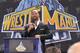 EAST RUTHERFORD, NJ - FEBRUARY 16: Dwayne 'The Rock' Johnson attends a press conference to announce that MetLife Stadium will host WWE Wrestlemania 29 in 2013 at MetLife Stadium on February 16, 2012 in East Rutherford, New Jersey. (Photo by Michael N. Todaro/Getty Images)