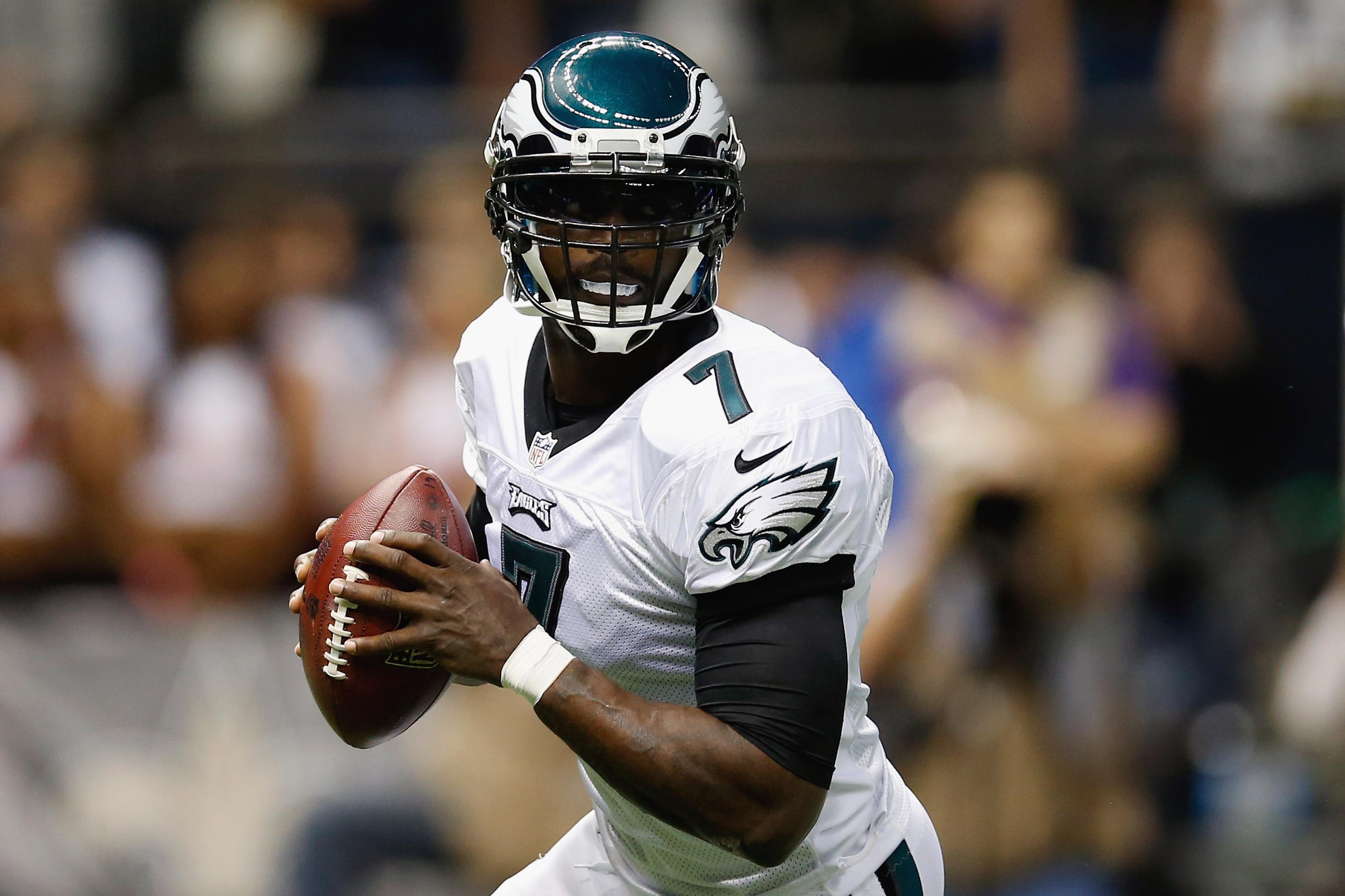 Philadelphia eagles quarterback michael vick hi-res stock