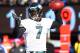 EAST RUTHERFORD, NJ - DECEMBER 30: Michael Vick #7 of the Philadelphia Eagles passes the ball in the first quarter against the New York Giants at MetLife Stadium on December 30, 2012 in East Rutherford, New Jersey. (Photo by Elsa/Getty Images)