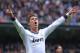 MADRID, SPAIN - JANUARY 27: Cristiano Ronaldo of Real Madrid CF celebrates after scoring his team's third goal during the La Liga match between Real Madrid CF and Getafe CF at estadio Santiago Bernabeu on January 27, 2013 in Madrid, Spain. (Photo by Denis Doyle/Getty Images)