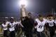 Dec 01, 2012; East Hartford, CT, USA; The Cincinnati Bearcats celebrate their win over the Connecticut Huskies for a Big East Championship title at Rentschler Field. Mandatory Credit: David Butler II-USA TODAY Sports