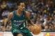 Feb 5, 2013; Denver, CO, USA; Milwaukee Bucks guard Brandon Jennings (3) with the ball during the first half against the Denver Nuggets at the Pepsi Center. Mandatory Credit: Chris Humphreys-USA TODAY Sports