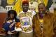 Feb 6, 2013; Vienna, GA USA; Defensive tackle Montravius Adams (center) poses for photos with his mom Debbie Young and dad Bruce Granville after making his decision to attend Auburn during National Signing Day at Dooly County High School. Mandatory Credit: Phil Sears-USA TODAY Sports
