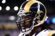 Sep 9, 2012; Detroit, MI, USA; St. Louis Rams running back Steven Jackson (39) on the sidelines in the third quarter against the Detroit Lions at Ford Field. Mandatory Credit: Andrew Weber-US Presswire