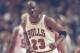27 Apr 1997: Guard Michael Jordan of the Chicago Bulls runs down the court during a game against the Washington Bullets at the United Center in Chicago, Illinois. The Bulls won the game 109-104. Mandatory Credit: Jonathan Daniel /Allsport