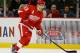DETROIT, MI - JANUARY 25: Pavel Datsyuk #13 of the Detroit Red Wings heads up ice against the Minnesota Wild at Joe Louis Arena on January 25, 2013 in Detroit, Michigan. (Photo by Gregory Shamus/Getty Images)