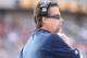 December 23, 2012; Tampa, FL, USA; St. Louis Rams head coach Jeff Fisher against the Tampa Bay Buccaneers during the second half at Raymond James Stadium. St. Louis Rams defeated the Tampa Bay Buccaneers 28-13. Mandatory Credit: Kim Klement-USA TODAY Sports