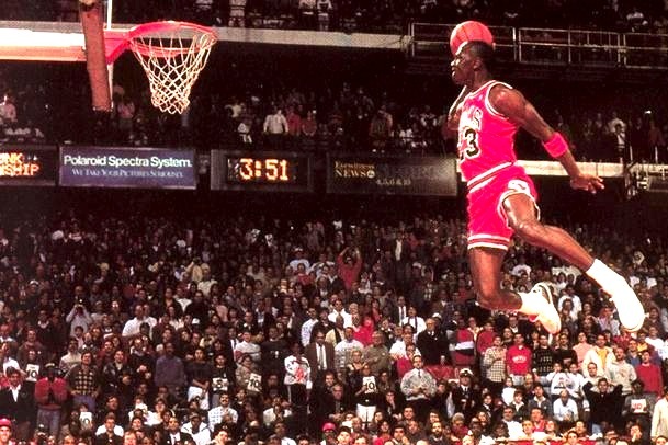 Michael Jordan wins 1988 Slam Dunk Contest at All-Star Weekend Photo  Gallery