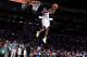 HOUSTON, TX - FEBRUARY 16: Eric Bledsoe of the Los Angeles Clippers dunks the ball in the second round during the Sprite Slam Dunk Contest part of 2013 NBA All-Star Weekend at the Toyota Center on February 16, 2013 in Houston, Texas. NOTE TO USER: User expressly acknowledges and agrees that, by downloading and or using this photograph, User is consenting to the terms and conditions of the Getty Images License Agreement. (Photo by Ronald Martinez/Getty Images)