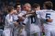 MADRID, SPAIN - FEBRUARY 17: Alvaro Morata (2nd L) of Real Madrid CF celebrates after scoring Real's opening goal during the La Liga match between Real Madrid CF and Rayo Vallecano at estadio Santiago Bernabeu on February 17, 2013 in Madrid, Spain. (Photo by Denis Doyle/Getty Images)