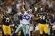ARLINGTON, TX - DECEMBER 16: Anthony Spencer #93 of the Dallas Cowboys celebrates a sack against Ben Roethlisberger #7 of the Pittsburgh Steelers at Cowboys Stadium on December 16, 2012 in Arlington, Texas. (Photo by Ronald Martinez/Getty Images)