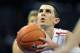 CHARLOTTE, NC - JANUARY 02: Jake Cohen #15 of the Davidson Wildcats concentrates at the free throw line against the Duke Blue Devils at Time Warner Cable Arena on January 2, 2013 in Charlotte, North Carolina. (Photo by Lance King/Getty Images)
