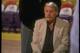 1989-1990: Los Angeles Lakers head coach Pat Riley (left) poses with owner Jerry Boss. Mandatory Credit: Ken Levine /Allsport