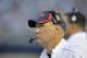 Sep 1, 2012; Oxford, MS, USA; Mississippi Rebels head coach Hugh Freeze on the sideline against the Central Arkansas Bears during the first half at Vaught-Hemingway Stadium. Mandatory Credit: Jim Brown-USA TODAY Sports