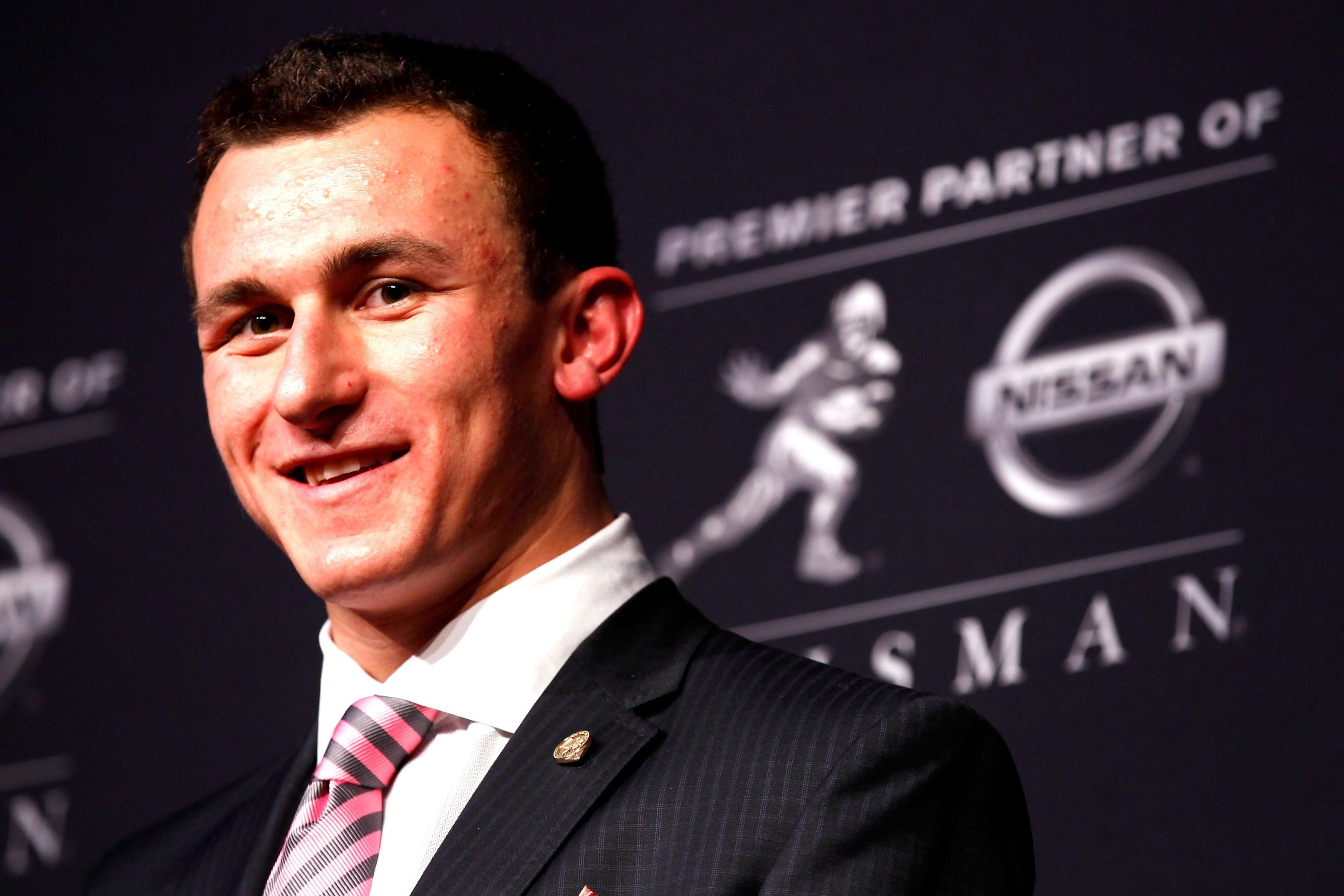 Johnny Manziel Rolled Up to the Club with a Fuzzy $6,000 Backpack Because  He's Johnny Manziel