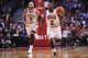 Carlos Boozer and Nate Robinson heading up the floor.
