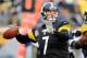 PITTSBURGH, PA - DECEMBER 09: Ben Roethlisberger #7 of the Pittsburgh Steelers drops back to pass during the third quarter against the San Diego Chargers on December 9, 2012 at Heinz Field in Pittsburgh, Pennsylvania. (Photo by Joe Sargent/Getty Images)