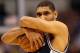 DALLAS, TX - DECEMBER 30: Tim Duncan #21 of the San Antonio Spurs at American Airlines Center on December 30, 2012 in Dallas, Texas. NOTE TO USER: User expressly acknowledges and agrees that, by downloading and or using this photograph, User is consenting to the terms and conditions of the Getty Images License Agreement. (Photo by Ronald Martinez/Getty Images)